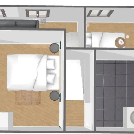 Saint-michel: Duplex 2 Bedrooms 2 Bathrooms.